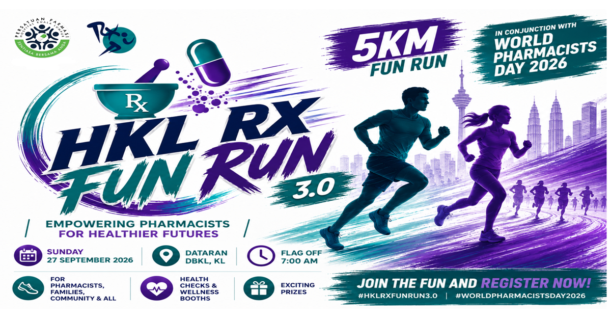 HKL RX FUN RUN 3.0 2026 event banner - Dataran DBKL, Kuala Lumpur, Malaysia